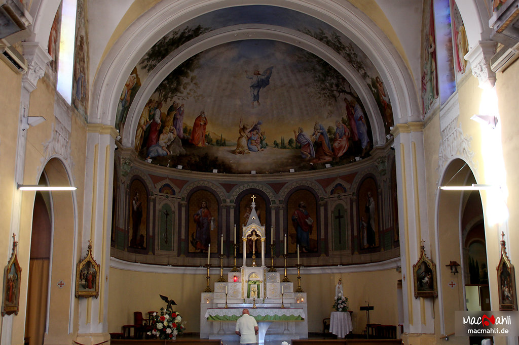 Wandbilder in der Kirche - Le Pradet