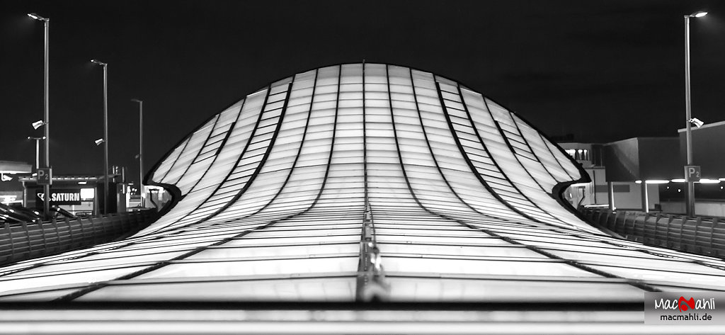Glasdach der Stadtgalerie Schweinfurt